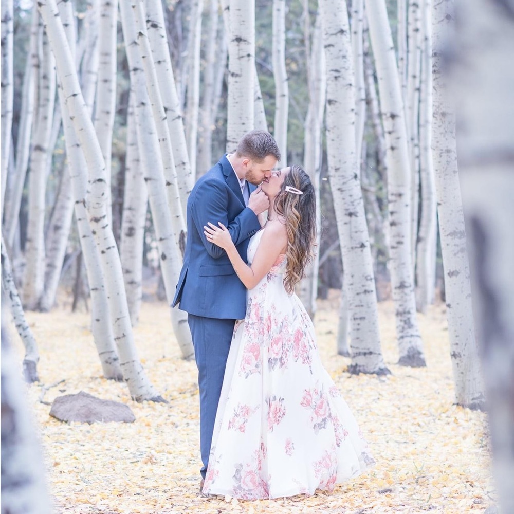 Lulus elegantly inclined cream floral maxi dress - Picture 6 of 6